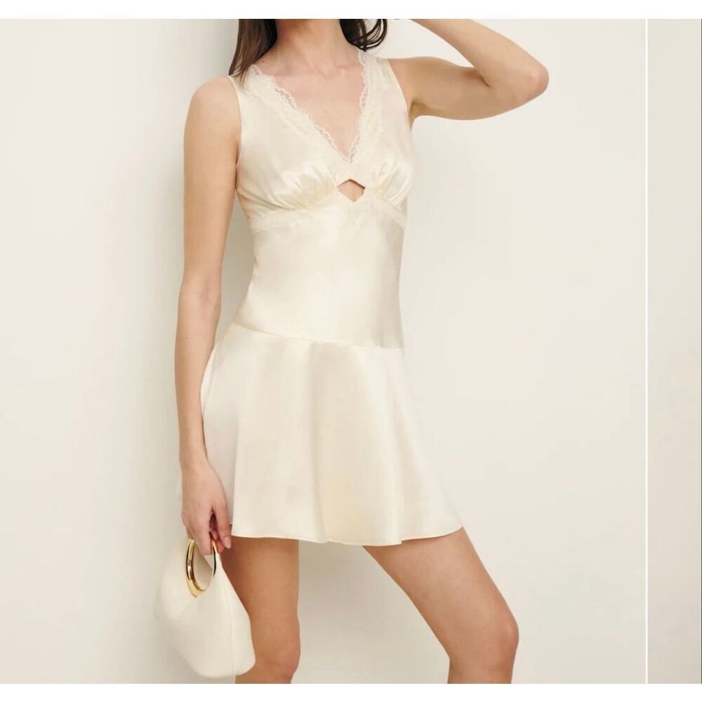 Reformation Belva silk dress
